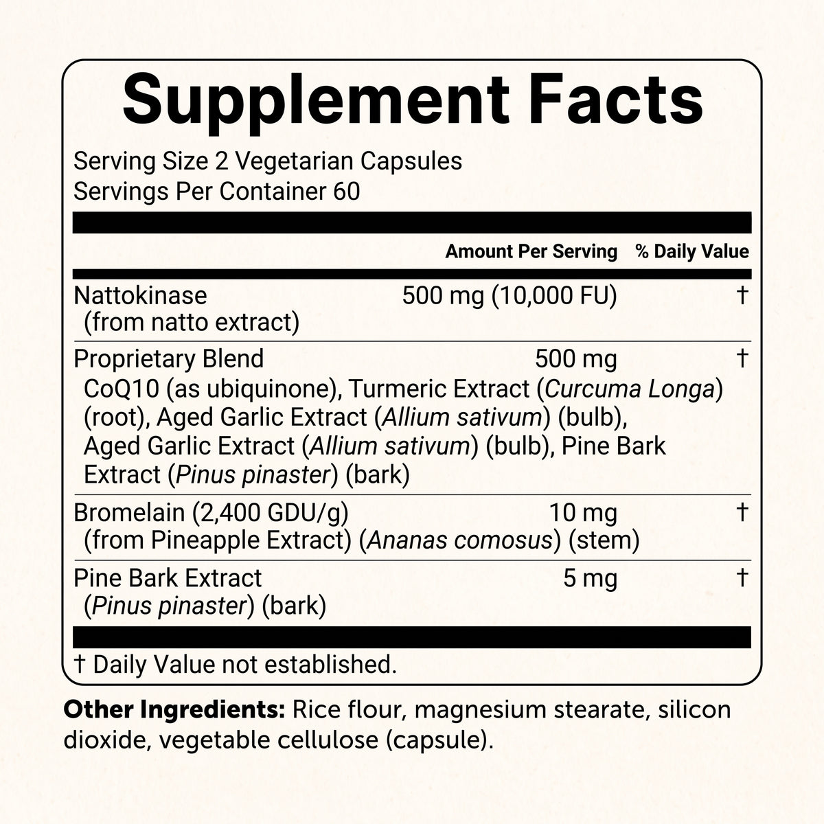 Ultra-Strength Nattokinase 10,000 FU — Circulation Support