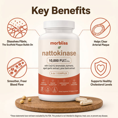 Ultra-Strength Nattokinase 10,000 FU — Circulation Support