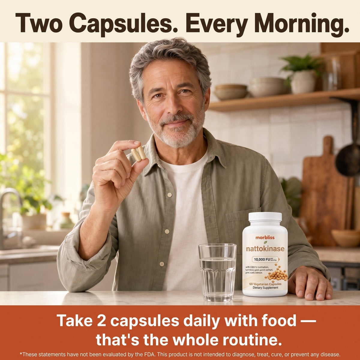 Ultra-Strength Nattokinase 10,000 FU — Circulation Support